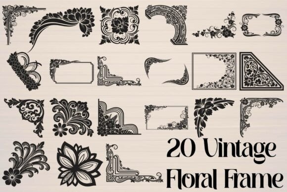 Download Vintage Floral Frames - Vintage floral frames Collection