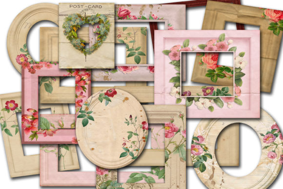 Download Vintage Floral Frames - Vintage floral frames Collection